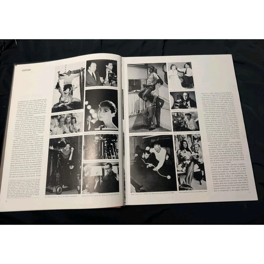 VTG 1975 LIFE Goes to the Movies Large‎ Coffee Table Hardcover Photo Book